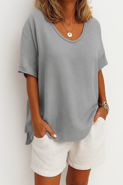 T-shirt en Lin | Élégance Sans Effort