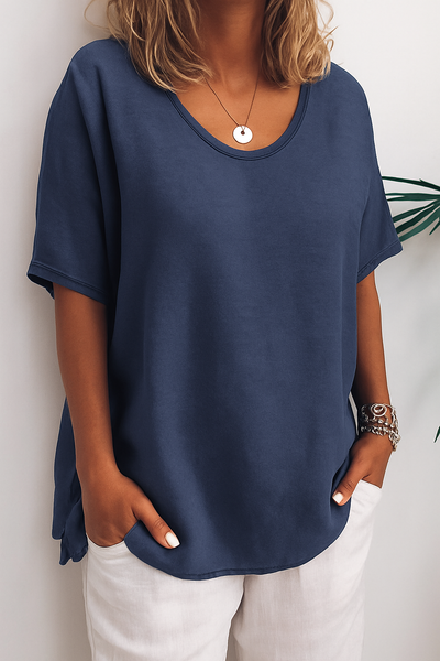 T-shirt en Lin | Élégance Sans Effort