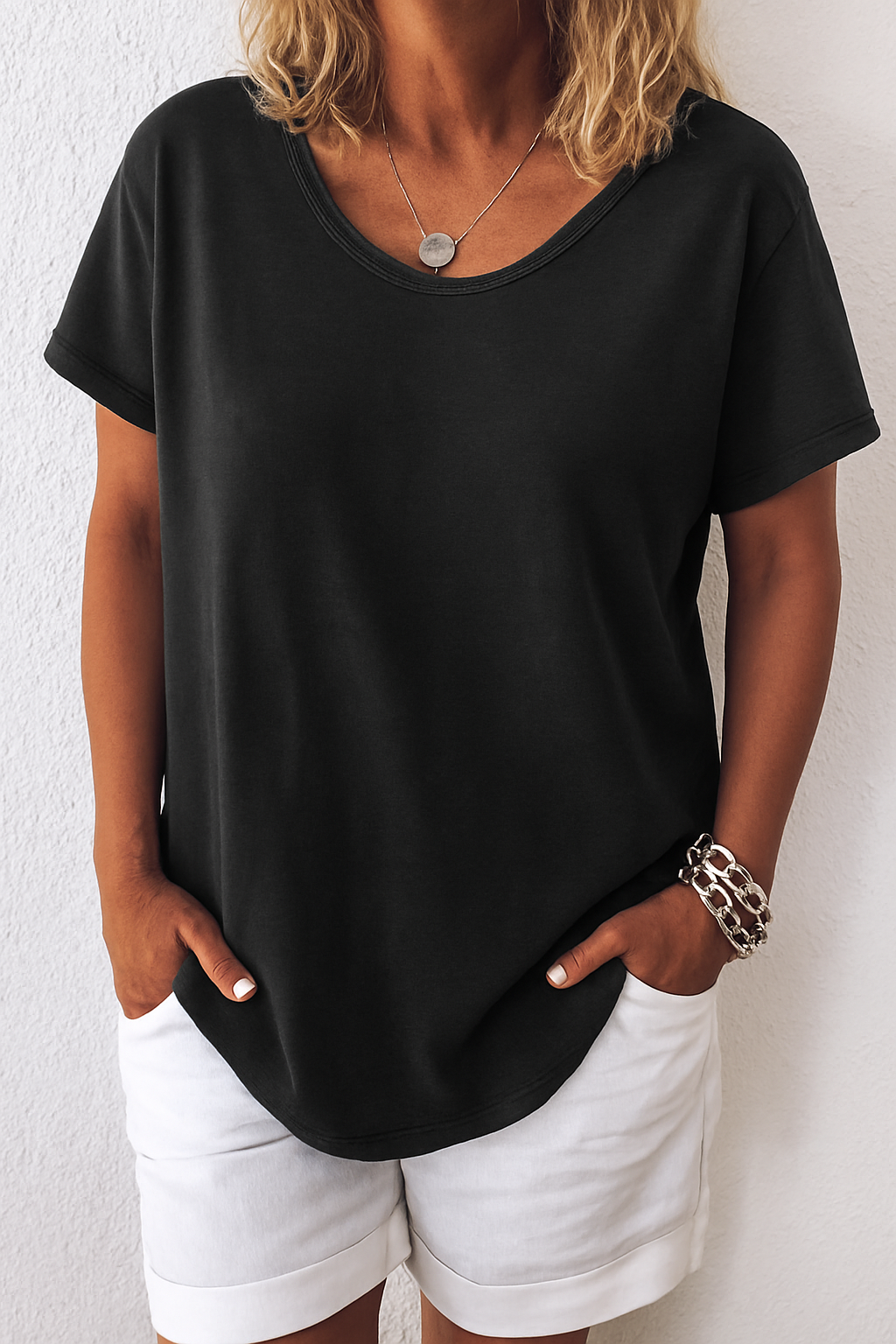 T-shirt en Lin | Élégance Sans Effort