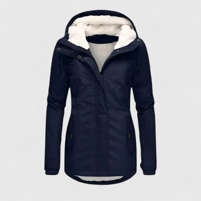 Amélie | Veste d'hiver imperméable avec capuche