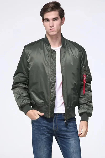 Veste bombardier unisexe en nylon | Imperméable