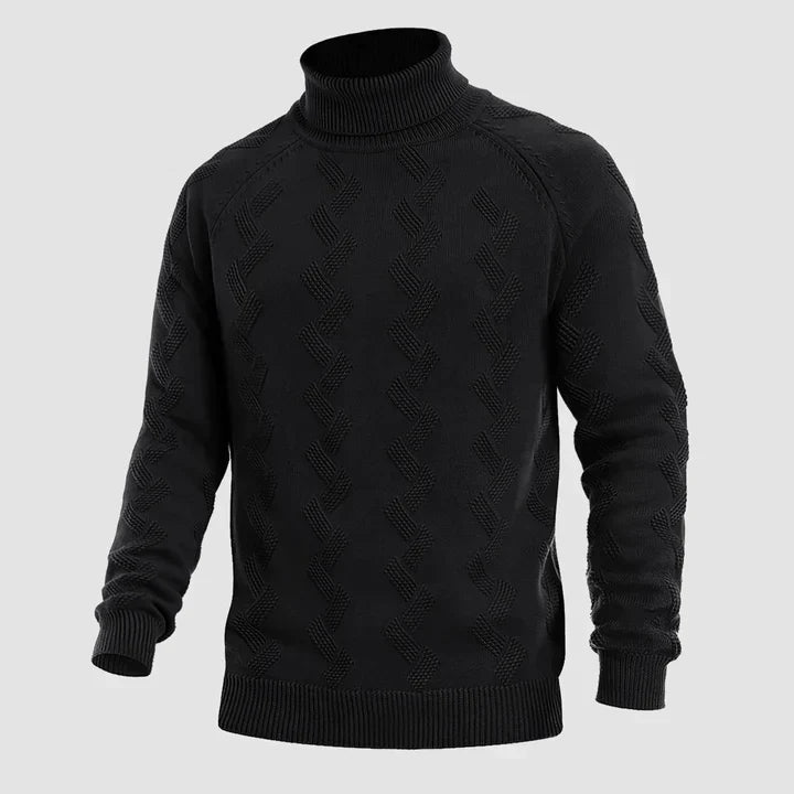 Victor Pull Homme – Col Roulé Élégant et Chaleur Intemporelle