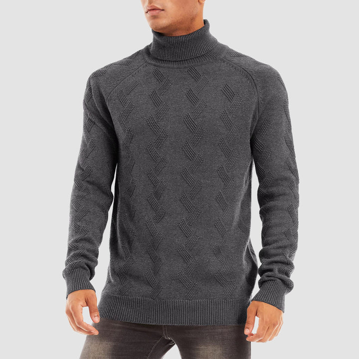 Victor Pull Homme – Col Roulé Élégant et Chaleur Intemporelle