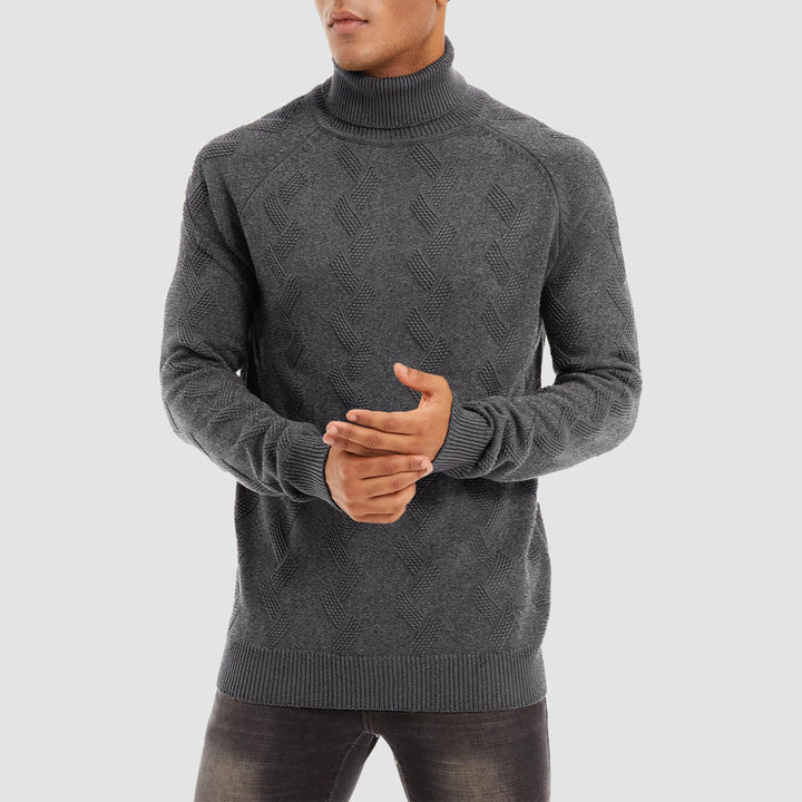 Victor Pull Homme – Col Roulé Élégant et Chaleur Intemporelle
