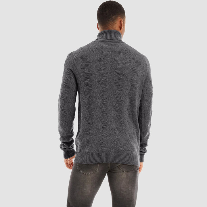 Victor Pull Homme – Col Roulé Élégant et Chaleur Intemporelle