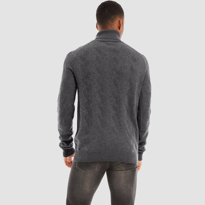 Victor Pull Homme – Col Roulé Élégant et Chaleur Intemporelle