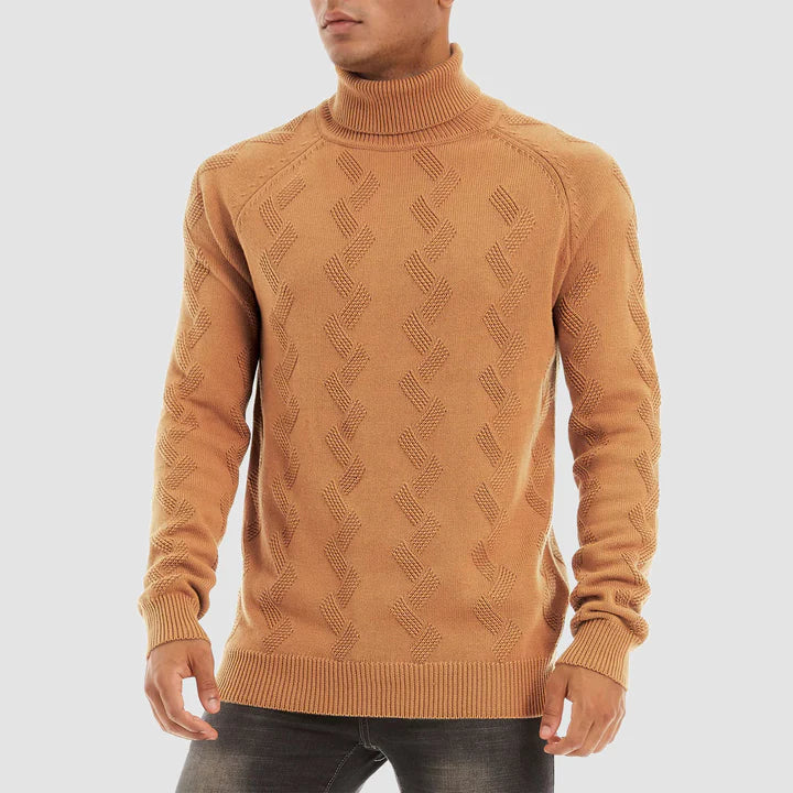 Victor Pull Homme – Col Roulé Élégant et Chaleur Intemporelle