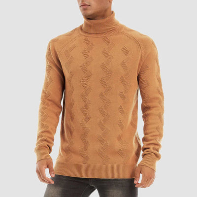 Victor Pull Homme – Col Roulé Élégant et Chaleur Intemporelle