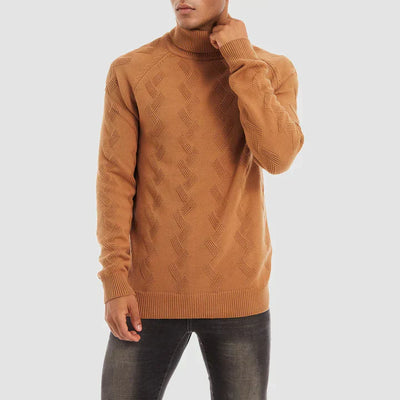 Victor Pull Homme – Col Roulé Élégant et Chaleur Intemporelle