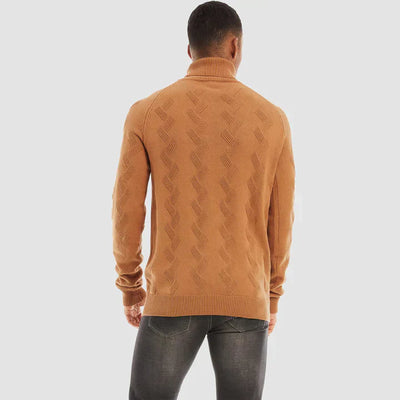 Victor Pull Homme – Col Roulé Élégant et Chaleur Intemporelle