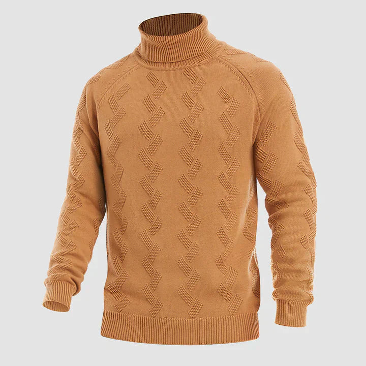 Victor Pull Homme – Col Roulé Élégant et Chaleur Intemporelle