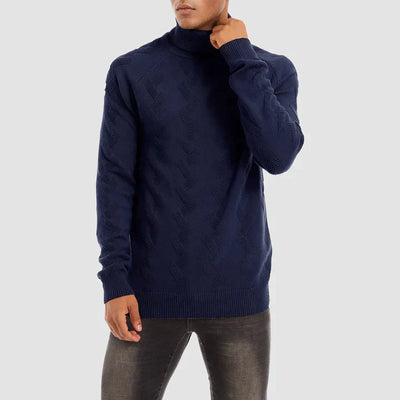 Victor Pull Homme – Col Roulé Élégant et Chaleur Intemporelle
