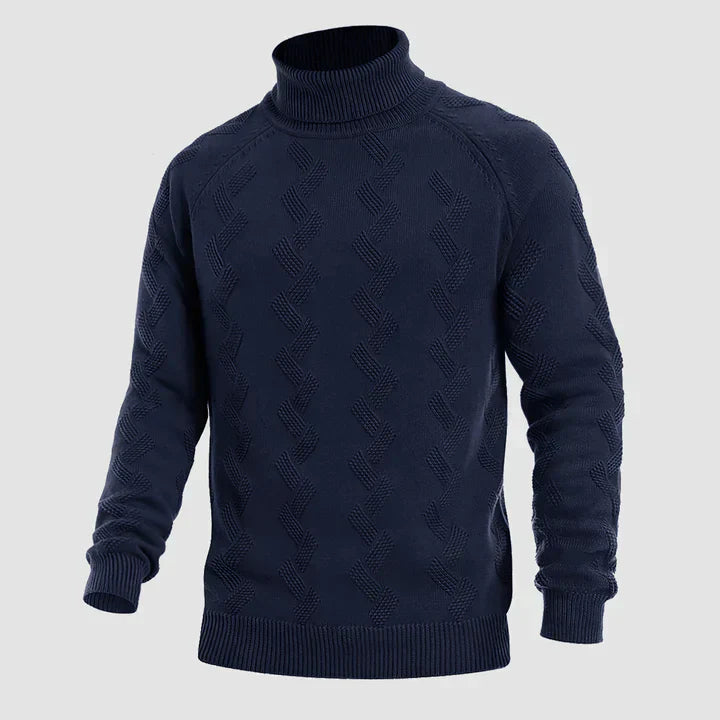 Victor Pull Homme – Col Roulé Élégant et Chaleur Intemporelle