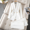 Ensemble blazer blanc