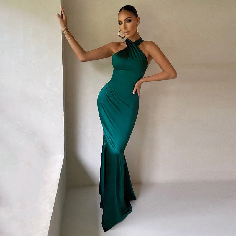 VELAVIE – Femme Robe Maxi Fluide & Raffinée au Style Intemporel