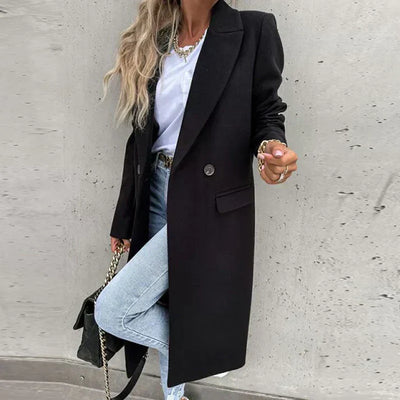 Marienne | Manteau de tweed pour femme | Longue