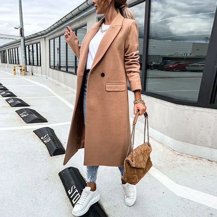 Marienne | Manteau de tweed pour femme | Longue