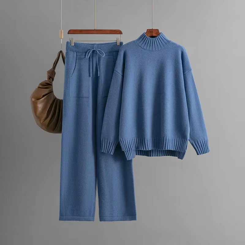 Ylenia™ - Ensemble élégant composé d'une chemise à manches longues et d'un pantalon fuselé.