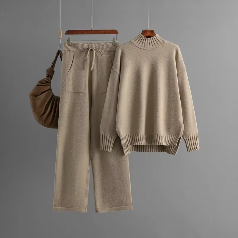Ylenia™ - Ensemble élégant composé d'une chemise à manches longues et d'un pantalon fuselé.