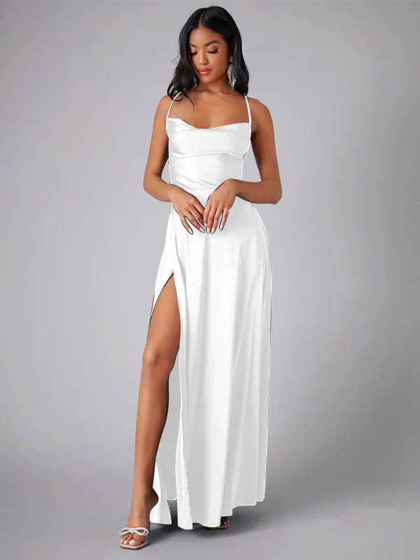 Robe Longue pour Femmes avec dos Croisé