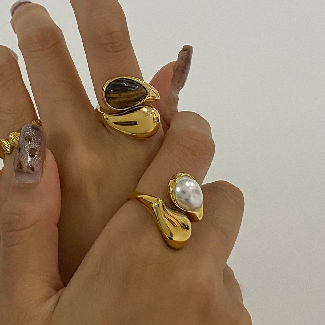 Mara – Bague Perle