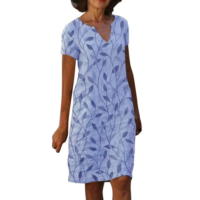 Inès - Robe d'été élégante avec décolleté en V