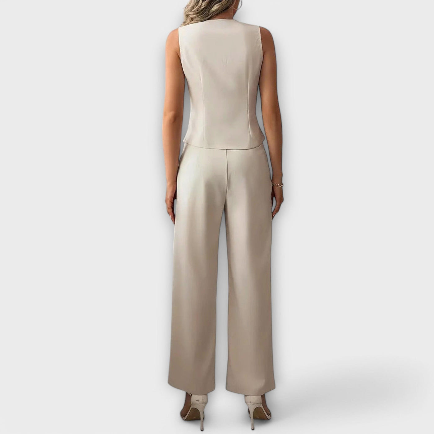 Gilet sans manches et Pantalon en Ensemble