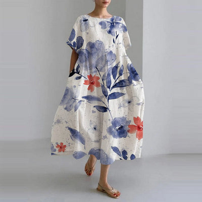 Pepper | Robe décontractée à imprimé floral avec coupe ample pour femmes