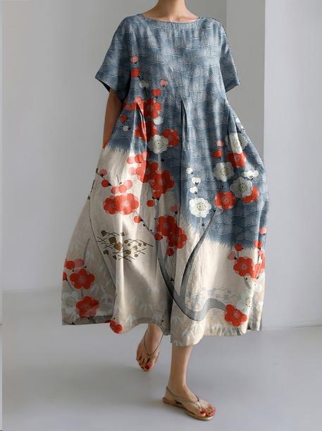 Pepper | Robe décontractée à imprimé floral avec coupe ample pour femmes