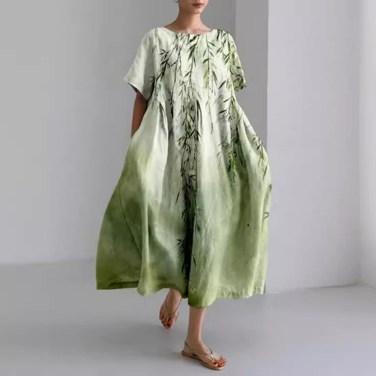 Pepper | Robe décontractée à imprimé floral avec coupe ample pour femmes