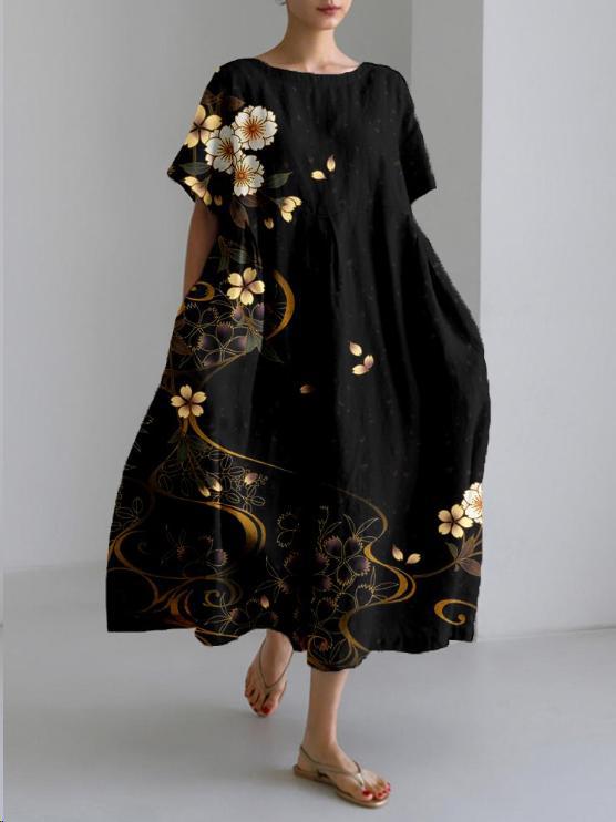 Pepper | Robe décontractée à imprimé floral avec coupe ample pour femmes