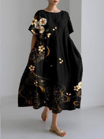 Pepper | Robe décontractée à imprimé floral avec coupe ample pour femmes