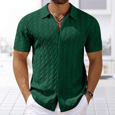 Théo – Chemise en maille à manches courtes