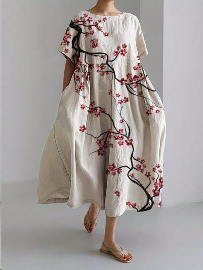 Pepper | Robe décontractée à imprimé floral avec coupe ample pour femmes
