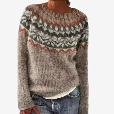 Suzane™ Pull Tricot Nordique