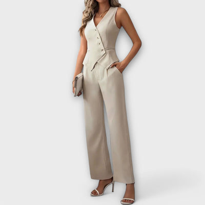Gilet sans manches et Pantalon en Ensemble