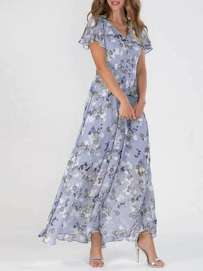 Jane | Robe fleurs Élégante pour femme | Midi