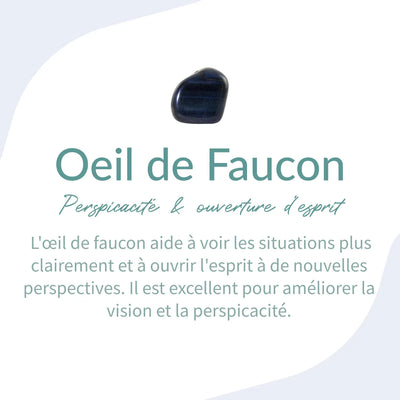 Bracelet "Oeil Multiple" en Oeil de Tigre, Oeil de Taureau & Oeil de Faucon