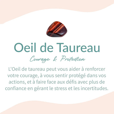 Bracelet "Oeil Multiple" en Oeil de Tigre, Oeil de Taureau & Oeil de Faucon