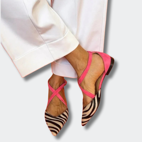 Zoé™ | Ballerines Zèbre Fuchsia