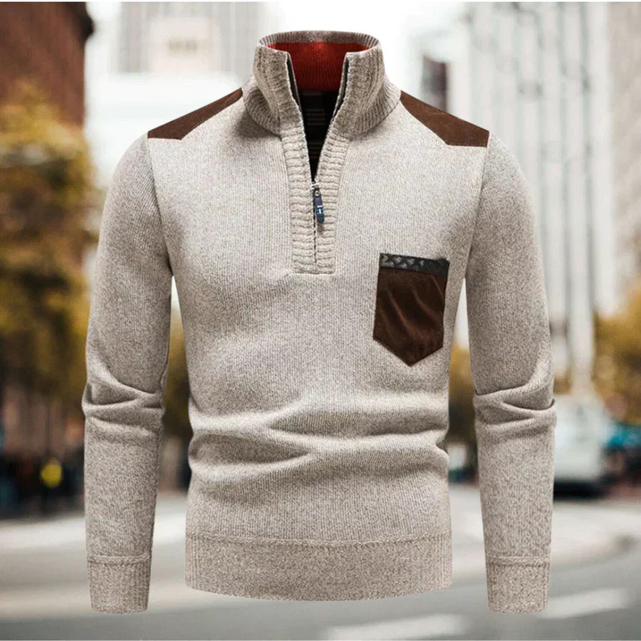 Canelo | Pull zippé pour homme | Chaud