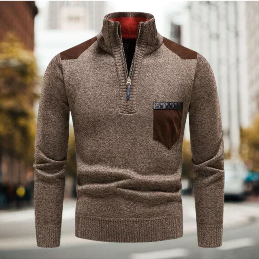 Canelo | Pull zippé pour homme | Chaud