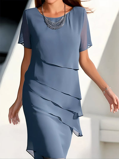 Lina - Robe en mousseline de soie élégante et confortable