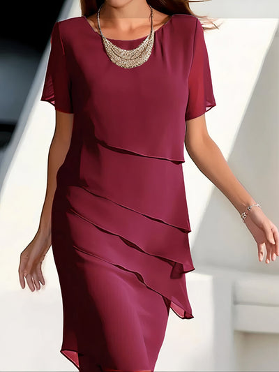 Lina - Robe en mousseline de soie élégante et confortable