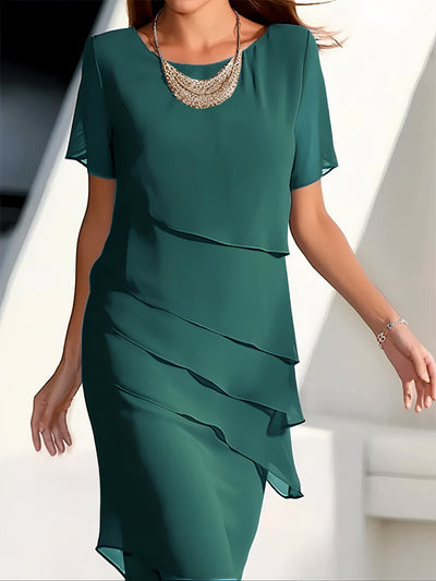Lina - Robe en mousseline de soie élégante et confortable