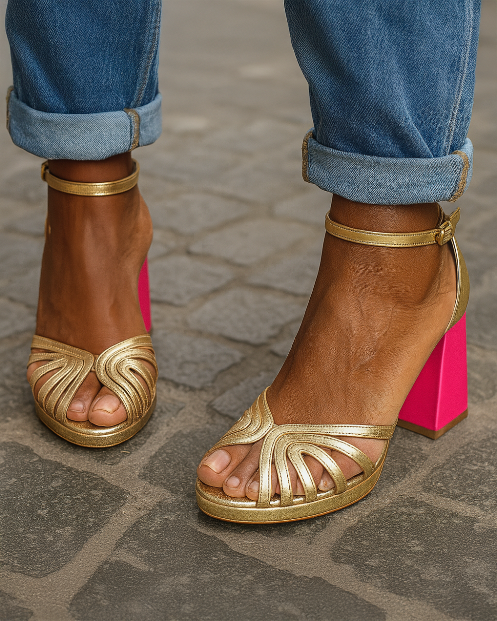 Olvira – Sandales élégantes avec talon large