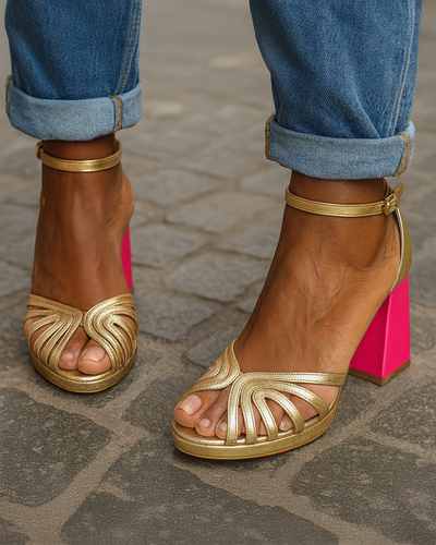 Olvira – Sandales élégantes avec talon large