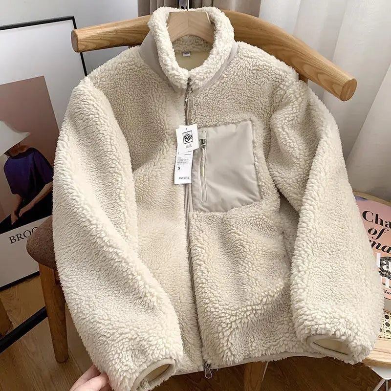 Lorenza - Veste d'hiver effet nounours pour femme