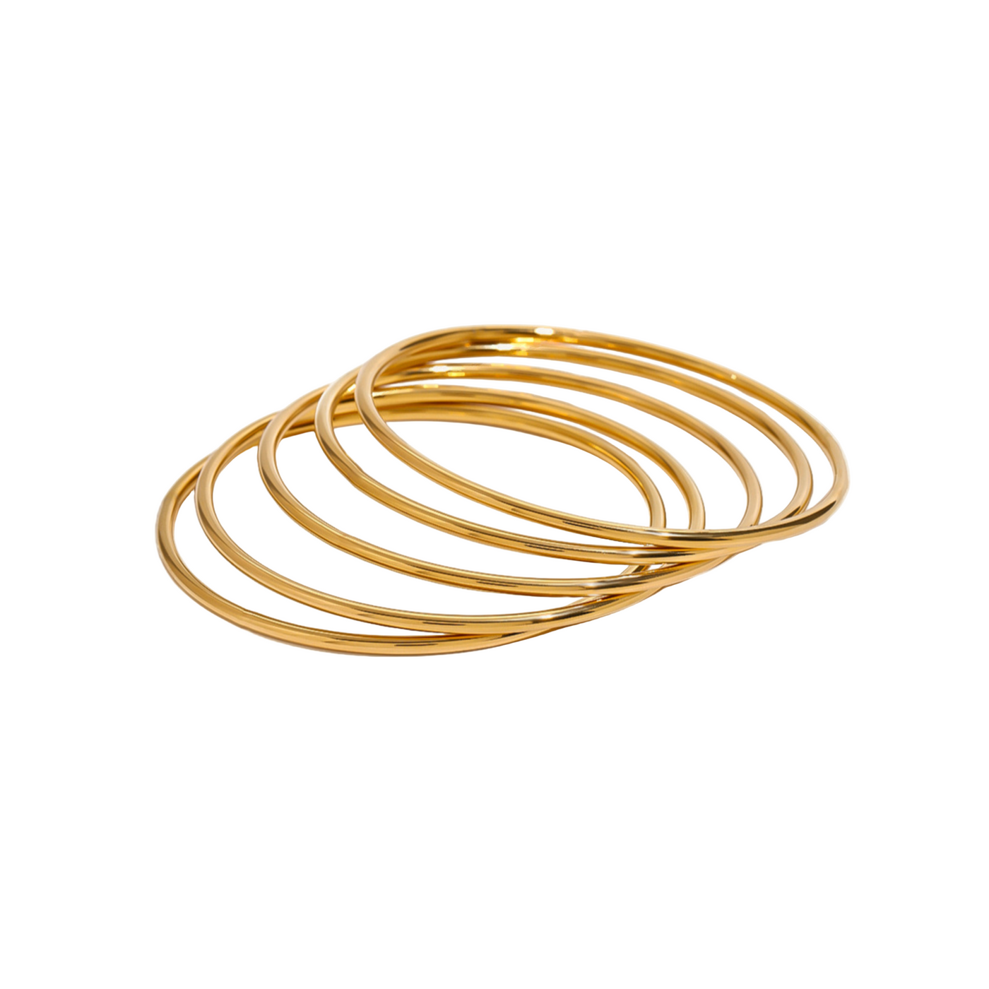 Shannon – Set de Bracelets Dorés