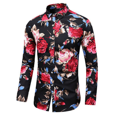 Enrique | Chemise Florale de Luxe pour Hommes au Design Romantique